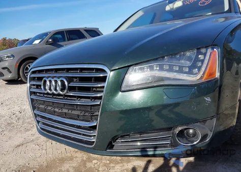 2012 Audi A8 L 4.2 из США, поврежденный, VIN WAURVAFD4CN011158